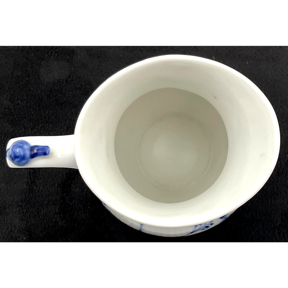 Royal Copenhagen Blue Fluted Half Lace Border Pitcher Creamer 1/61 Vintage 1955 - Picture 3 of 4